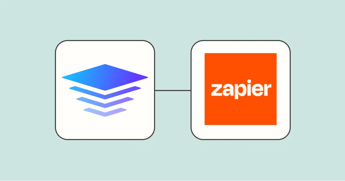 Diagram showing the Viesus platform connected to Zapier, representing workflow automation integration.